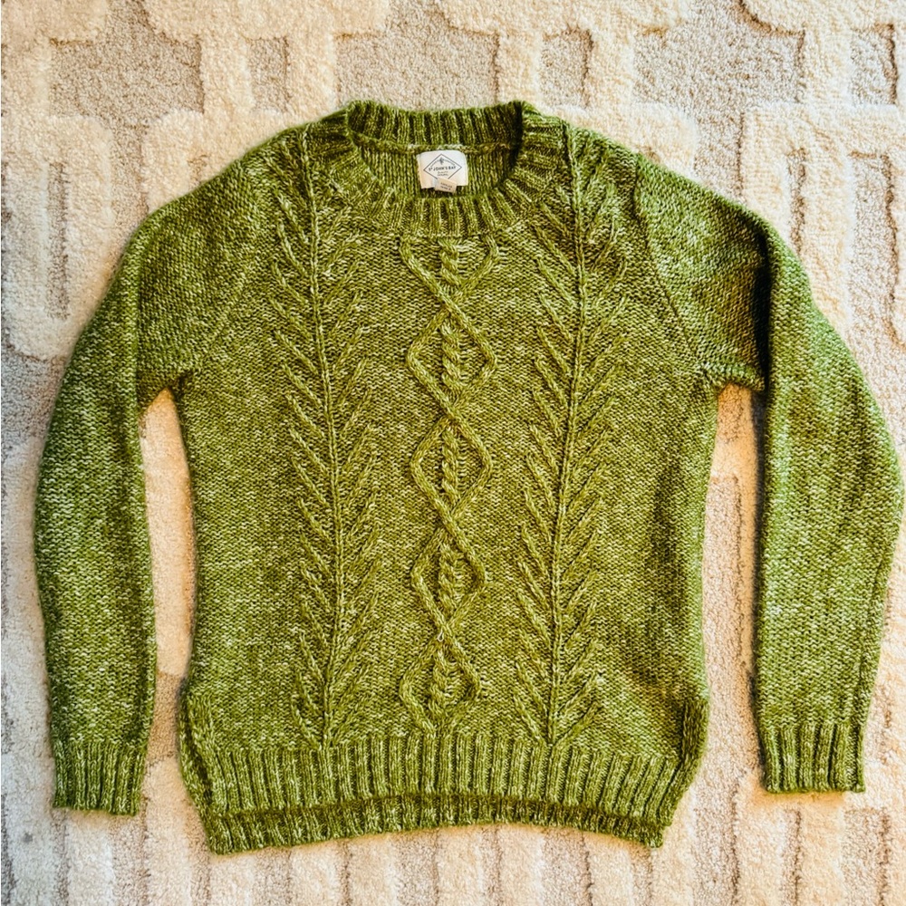 St. John's Bay Olive Crewneck Sweater